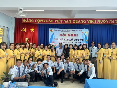 Hội Nghị Cán Bộ Viên Chức Trường Tiểu Học An Lập Năm 2022 - 2023
