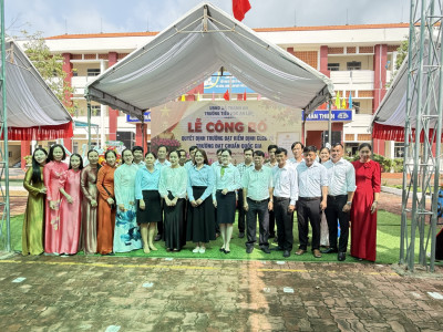 TRƯỜNG TIỂU HỌC AN LẬP TƯNG BỪNG TỔ CHỨC LỄ KHAI GIẢNG NĂM HỌC 2026–2027 VÀ CÔNG BỐ KẾT QUẢ KIỂM ĐỊNH CHẤT LƯỢNG GIÁO DỤC