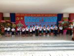 Hinh ảnh hs Lễ  nhận  bằng công nhận chuẩn quốc gia cấp độ 1/ 2019-2020
