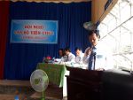 Ban Thanh tra  Nhân dân lên phát biểu trong buổi HN
