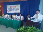 Hình Ảnh Hiệu trưởng,Hội Nghị Cán Bộ viên chức Năm Học:  2019-2020